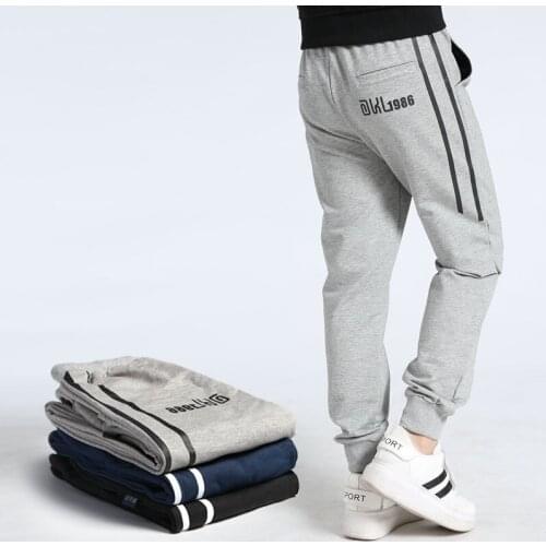 Comfortable Kids Long Pencil Pants Spring Autumn 6-15y Cotton Boys Trousers Letter Pocket Childrens Sportswear Clothes Y33