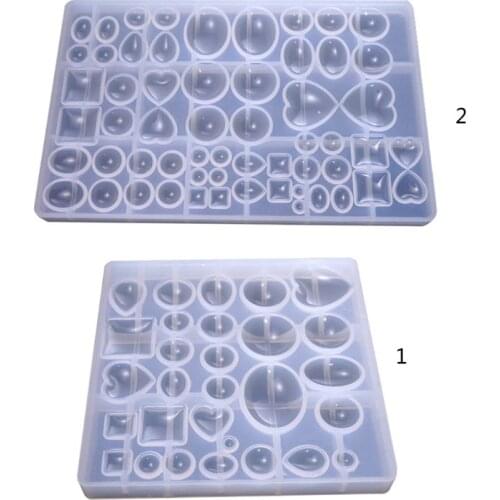 UV Epoxy Pendant Mold DIY Handmade Jewelry Craft Making Mould Accessories DIY Craft Silicone Transparent Mold