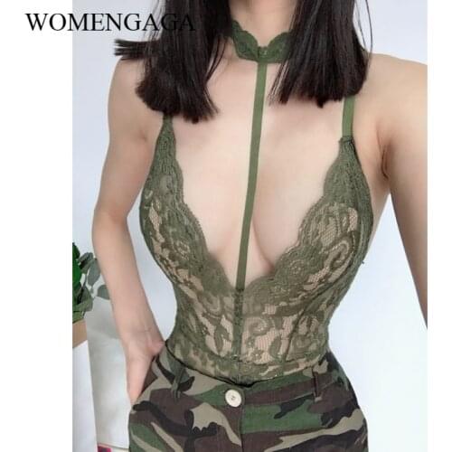 Боди с открытой спиной WOMENGAGA China At AliExpress
