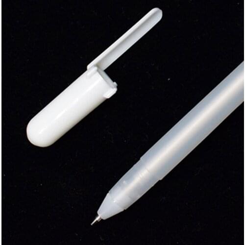 1pcs White Skin Marker for Eyebrow Micrometer Measurement Tool Measuring
