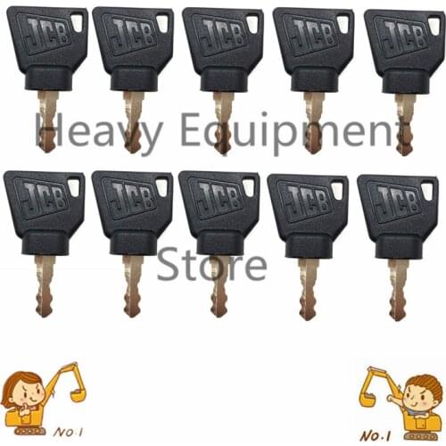 10pcs Key For JCB Heavy Equipment Ignition Key OEM 701/45501 331/26790 333/Y1374 Free Shipping