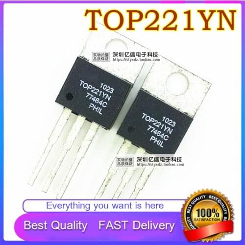 10Pcs/Lot New Original TOP221YN TOP221Y Power ManagementChip TO-220