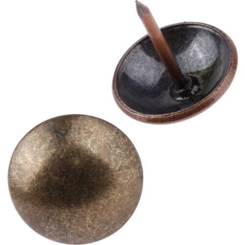 20pcs 19*20mm Hardware Upholstery Tacks Furniture Nails Pins Kit for Upholstered Furniture DIY Projects Home