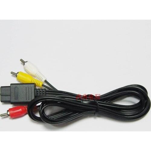 20pcs AV Audio Video A/V TV Cable Cord Connector for N 64 N64 GameCube NG C SNES Controller Console