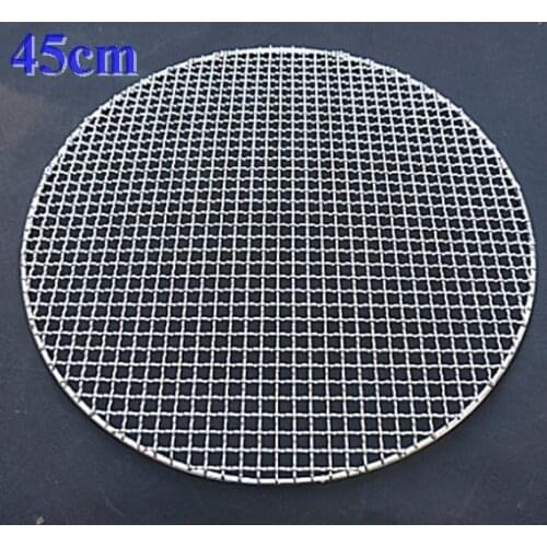 450-800mm Big type round stainless steel barbecue net,carbon bake grill net,round bbq grid,wire mesh bbq grill racks