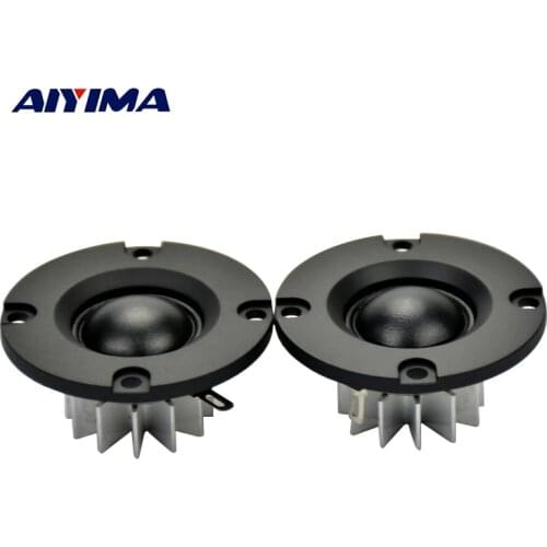 AIYIMA 2Pcs Mini 2Inch Audio Portable Speakers 50MM 6 ohm 15 W HIFI Tweeter Sound Speaker ABS Frost Panel Loudspeaker