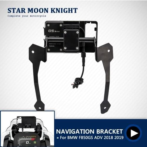 Motorcycle Accessories Stand Holder Phone Mobile Phone GPS Navigation Plate Bracket For BMW F850GS ADV F 850 GS Adventure F850GS