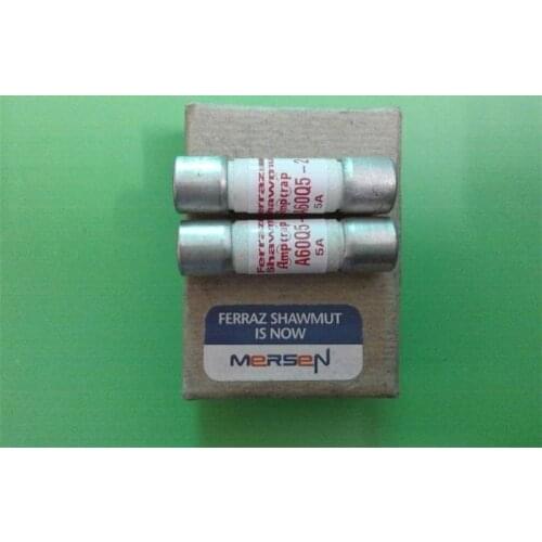 Free shipping 5pcs A60Q5-2 fuse Ferraz French Roland genuine 10X38MM 5A 600V