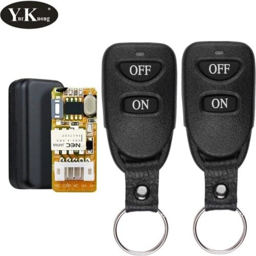 Wireless Circuit Breaker Remote Control Switch 3.7v4.5v6v9v12v mini Wireless Relay Contact ASK Learning Code Smart Home Receiver