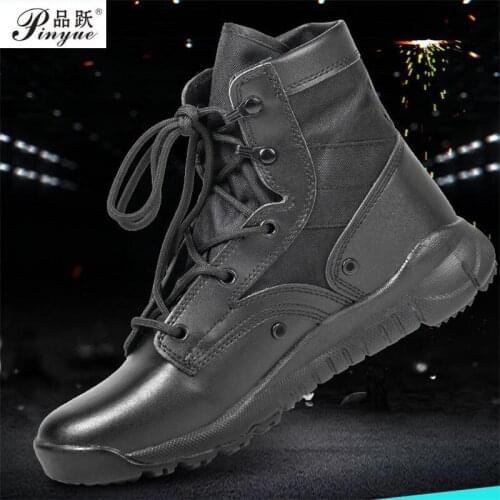 Tactical Boots Men Shoes Waterproof Hiking Shoes Outdoor Hunting Boots Mountain Shoes Man Desert Combat Military Boots
