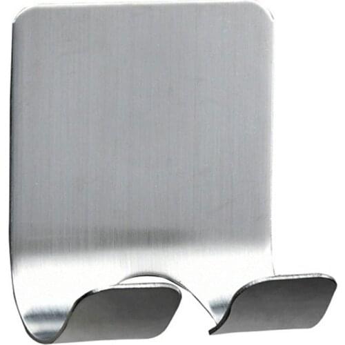 Stainless Steel Socket Hook Punch-free Shaver Holder Socket Hook Power Plug Bracket Kitchen Accessories