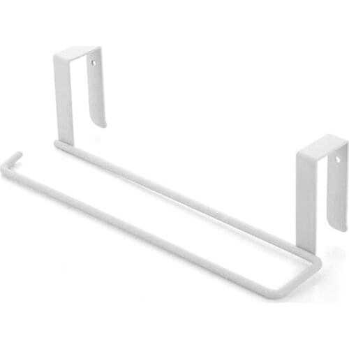 Metal Kitchen Tissue Hanging Holder Bathroom Towel Holder Storage Rack Cabinet Cupboard Draining Shelf Toilet Paper Organizer