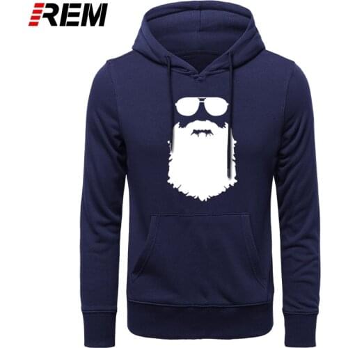 Fashion Beard Funny Men Printed Cotton Casual Mens Clothing Brand Husband Gift O-Neck LONG Sleeve Hoodies, Sweatshirts