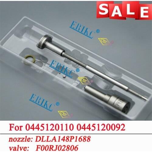 Common Rail Injector Repair Kit F OOR J03 282 (FOORJ03282) FOOR J03 282 Nozzle DLLA148P1688 Valve F00RJ02806 For 0445120110