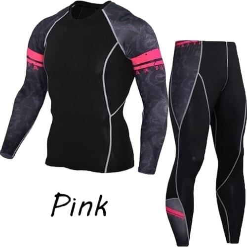 New style Men Printed Compression Outdoor Sport Shirt Pants Workout Rashguard Tights Bodybuilding T-Shirt camouflage tracksuit