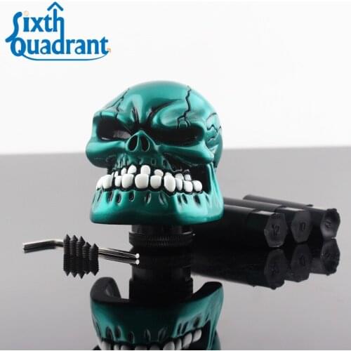 Resin Teeth Skull Universal Manual Gear Shift Knob Shifter Lever Cover for Car Truck Jeep etc. Custom