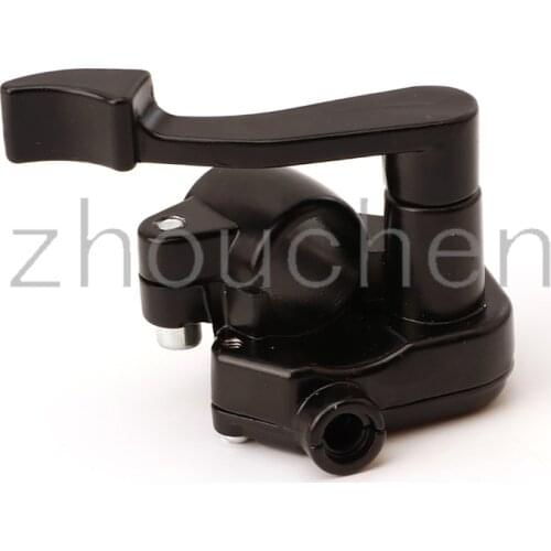 CNC 7/8 inch 22mm Thumb Throttle Lever Assembly for 50cc-125cc ATVs Quad Go Kart, Black