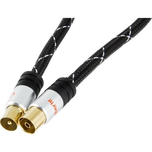 SilverHT-1.5 m (High End, M/F) TV antenna Cable black color