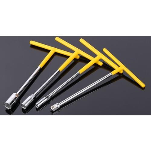 Hot Sale 6-19mm High Quality Rubber Coated Hexagon Wrench T Handle Hex Allen Key Wrench Spanner T-Type Socket Wrench