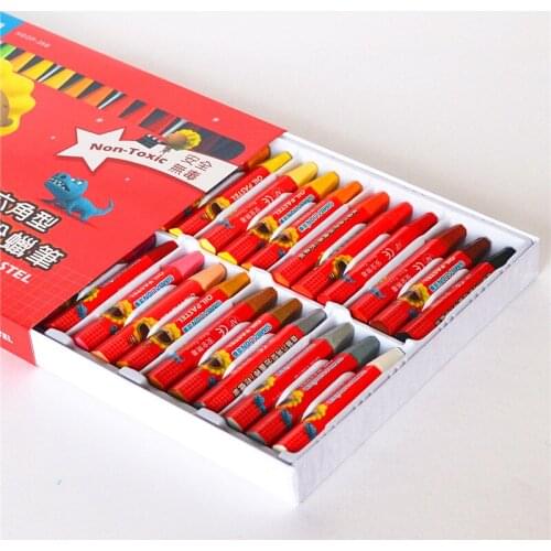 Simbalion Student oil painting stick Non Stick Hand Art pastel safe non-toxic stationery set brush washable