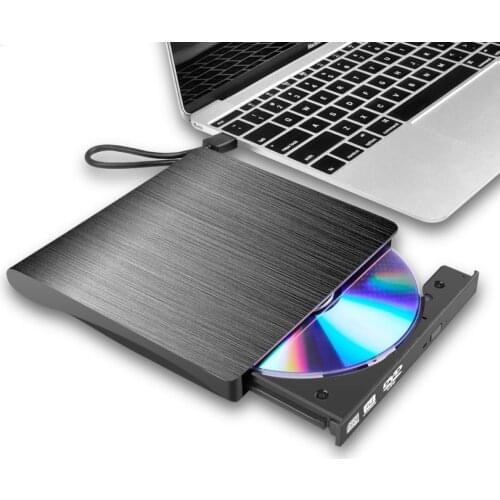 USB Type C Slim External Optical Drive CD DVD RW Reader Record Writer Burner For Computer Desktop Laptop Mac Conjioned Player