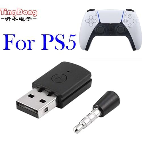 USB Bluetooth-compatible Adapters BT 5.0 USB Wireless Audio Adapter Dongles Earphone Receiver Transmitter for PS4 PS5 Controller