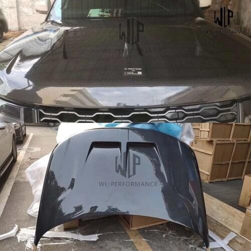 High Quality Carbon Fiber Engine Hood Cover Bonnets Car Body Kit For Range Rover Sport SVR Car Styling