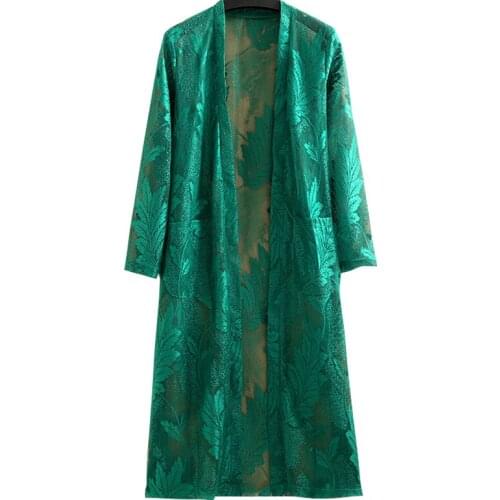 4XL Womens Lace Hollow Cardigan Sun Protection Shirt 2021 Summer Thin Net Yarn Sun Protection Clothing Womens Cape Cloak Jacket