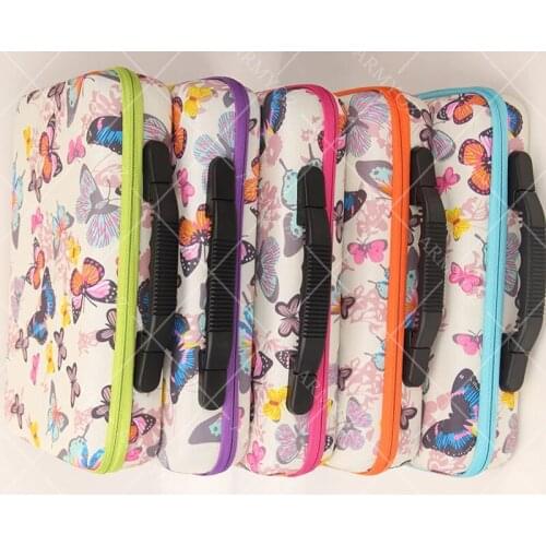 60 Bottles Kit For Women Diamond Painting Accessories Container Storage Bag Box Suitcase 5D Butterfly Embroidery Tool Handbag