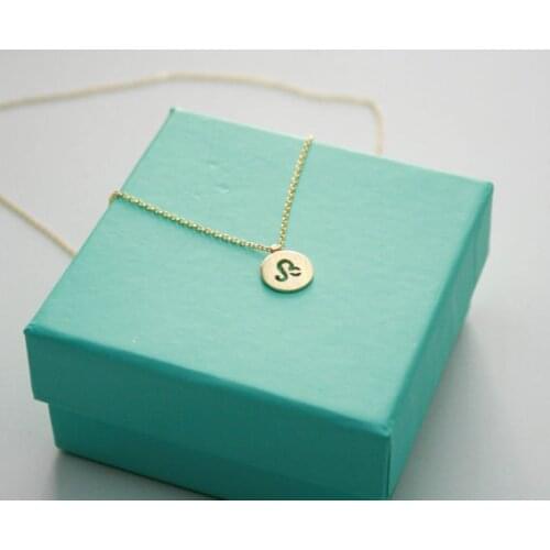 Zodiac Leo Necklace Signs 12 Constellation Necklace Horoscope Astrology Disc Necklace Galaxy Star Necklaces