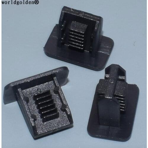 Worldgolden 100pcs plastic clipRear Windshield Top Top Ceiling D Pillar Retainer for VW#357-867-646(357867646)