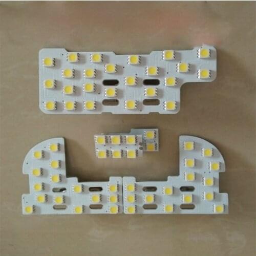 4x for Honda Civic FIT Jazz City 2006~2012 Interior Car Lights Dome Map Room Roof LED Lamps Reading Light Trunk Panel White Lamp