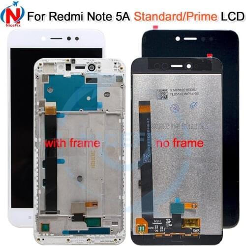 5.5" 720x1080 IPS Display For XIAOMI Redmi Note 5A LCD Touch Screen With Frame for Xiaomi Redmi Note 5A Prime LCD Y1 / Y1 Lite