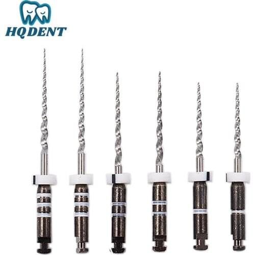 6 PCS Dental Retreatment Engine Use Root Canal Niti Rotary Endo Files D1-D3
