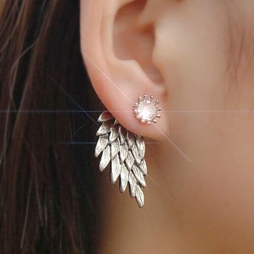 Angel Colorful 3D Fashion Anime Cartoon Earring Animal Stud Earrings For Women Girls Kids Jewelry New Gift