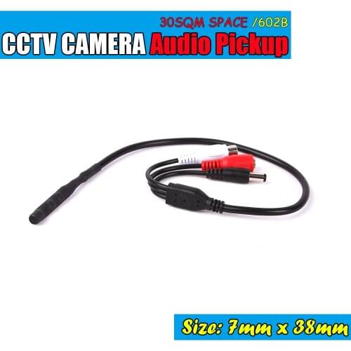 Audio pickup Wide Range Mini CCTV Microphone for Security Camera