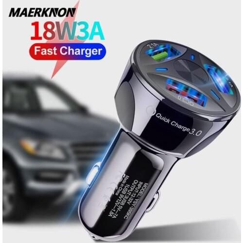 Car Charger 3.1A Quick charge 18W Universal Mobile Phone Charger USB Adapter Charger Fast Charging For xiaomi iphone 12 pro max