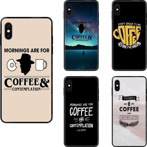 Stranger Things Coffee Bar Black Soft Multi Colors For Redmi Note 4 5 5A 6 7 8 8T 9 9S Pro Max Store