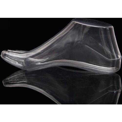 Free Shipping!! New Best Plastic Mannequin Foot Clear Foot Mannequin Child Foot Model Hot Sale