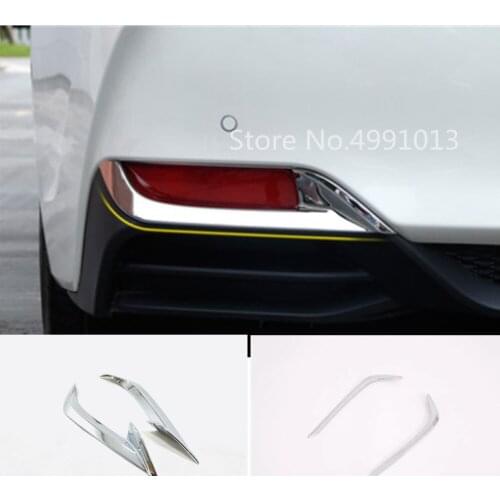 For Toyota Avalon XX50 2018 2019 2020 Car Styling Cover ABS Chrome Rear Tail Fog Light Trim Frame Lamp 2pcs