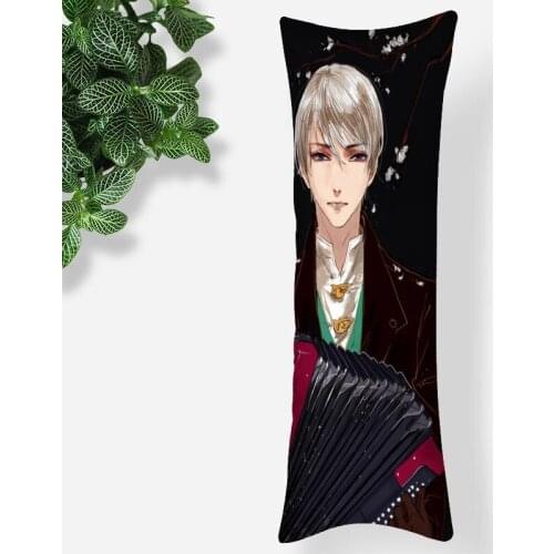 Home Decor Hetalia Anime Body Pillow Case 3D Double-Sided Print Silk Smooth Soft Fabric Pillow Cover For Boys Girls Gift 0531