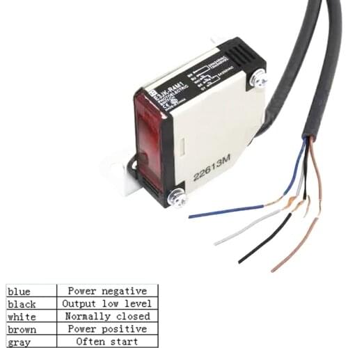 E3JK-R4M1 NPN/PNP, NO/NC Infrared diffuse reflection photoelectric switch 0-400cm (Adjustable range 40-700cm)