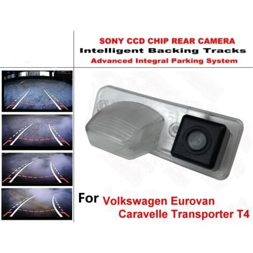 For Volkswagen VW Eurovan Caravelle Transporter T4 Tracks Camera HD CCD Intelligent Dynamic Car Parking Rear View Camera