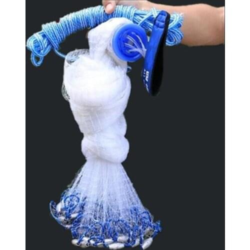 Cast Net With Sinker And Without Sinker Catch Fishing Network Monofilament Line Fly Outdoor Sprots Hand Throw Fishing Net