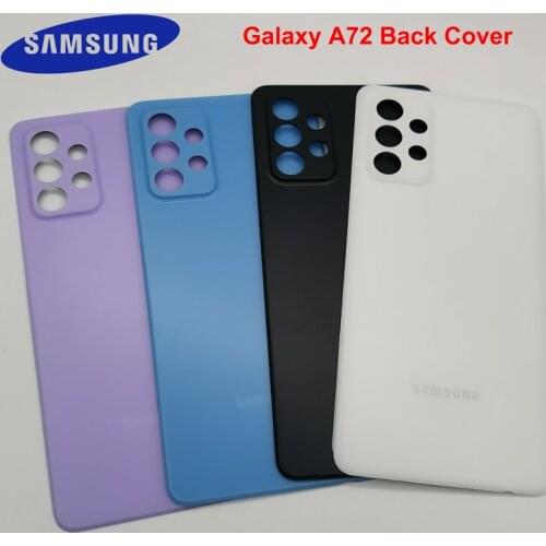 A72 Battery Cover For Samsung Galaxy A72 Back Cover Battery Case For Galaxy A72 A 72 Door Rear Housing Cover Replacement 6.5inch