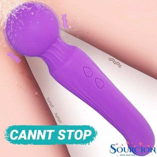 SourcionC Massager Vibrator Women Sex Toys for Adults AV Stick Wand Vibrators Vaginal G Spot Clitoris Stimulator Masturbator