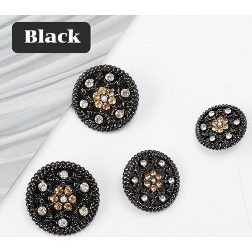 Fashion 10Pcs 18/20/25mm Snowflake Metal Buttons Alloy Garment DIY Materials For Coats Trench Coats Sewing Accessories