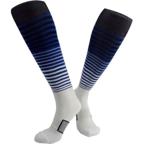 1 Pair Men Women Sports Socks Knee Legging Stockings Breathable Non-slip Soccer Baseball Football Over Knee Socks New Hot