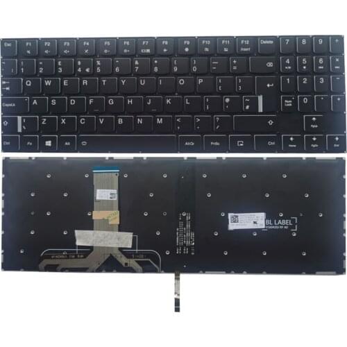 New UK laptop keyboard for Lenovo Legion Y7000 Y7000P Y530 15 Y530P Y530-15ICH Y530-15ICH-1060 Backlit No Frame
