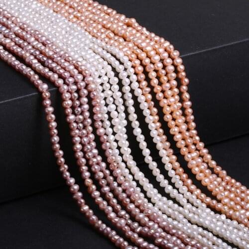 Freshwater Pearl Potato-shaped Loose Beads For DIY Bracelet Earring Necklace Sewing Craft Jewelry Accessory